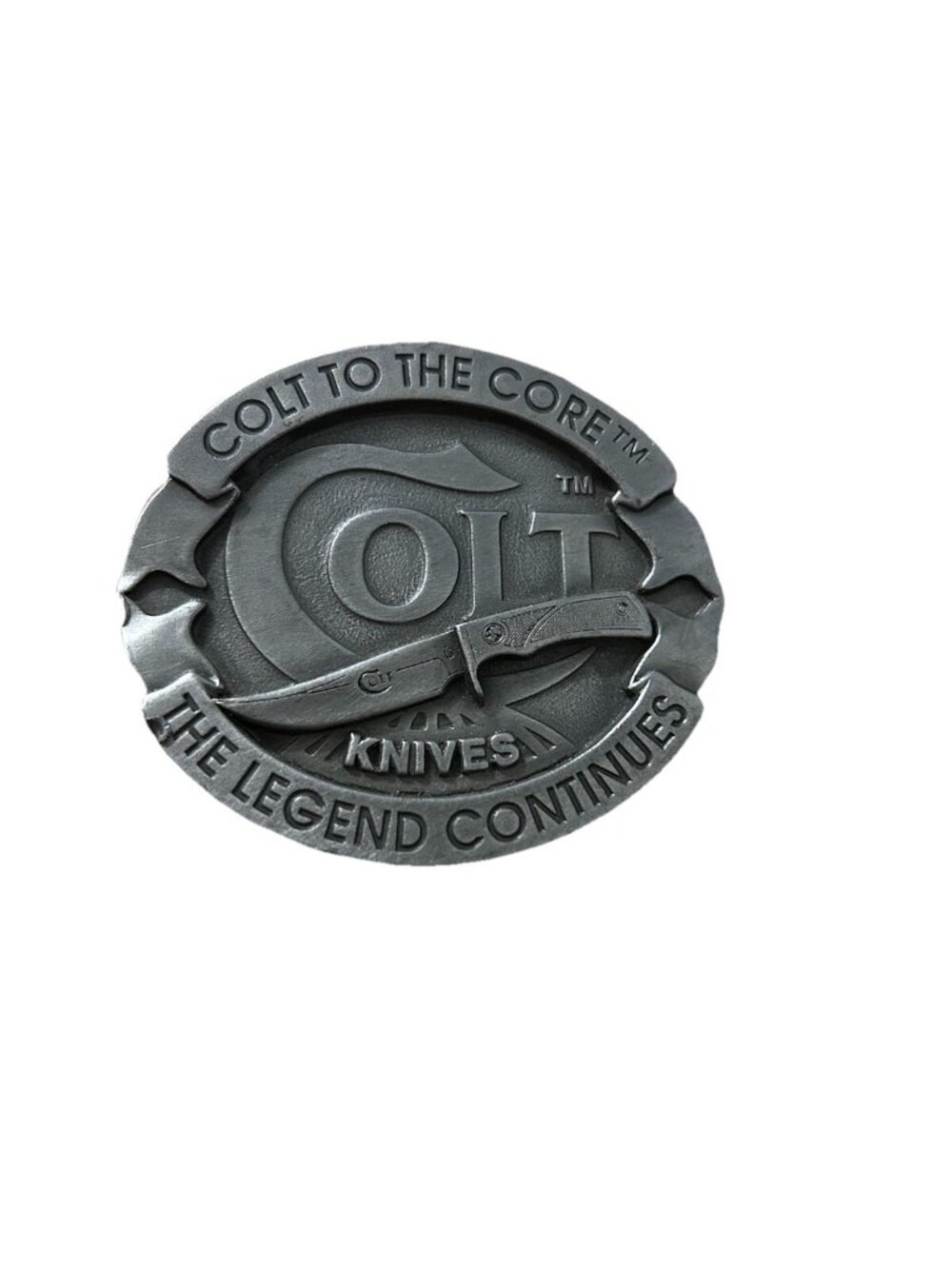 Colt Belt Knives Buckle Made In USA